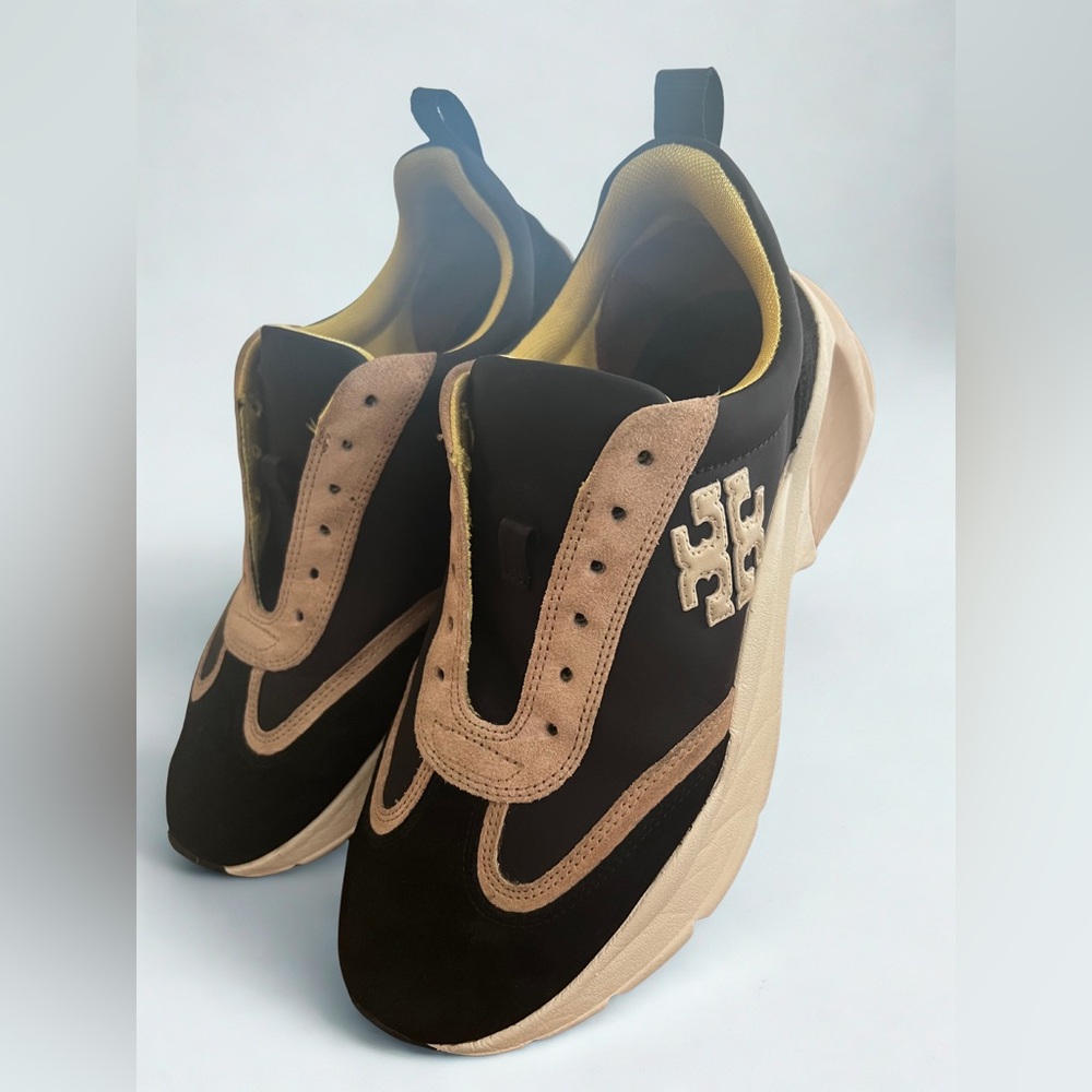 Tory Burch Black and Cream Sneakers - Picture 4 of 4